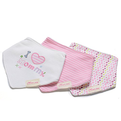 Bestbaby bebé Baba baberos del pañuelo para Niños Niñas dentición, alimentación, absorbente estupendo 100% de algodón, se ajusta a bebés y niños pequeños recién nacido (paquete de 6)