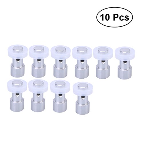 BESTONZON 10 Piezas de reemplazo Universal Flotante y sellador para ollas a presión-1.9x0.9x0.7cm (Plata)