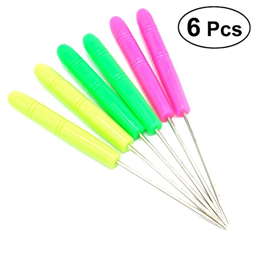 BESTonZON 6pcs Scriber Needle Cake Decorating Modeling Tool Formación de Hielo Sugarcraft Cake Decorating (Color Aleatorio)