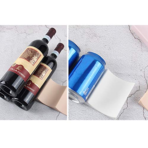 BESTONZON Estante de Vino de Estilo Europeo Estante de exhibición de Botellas de Agua de plástico Organizador de Almacenamiento de Soportes de Vino para encimeras de Cocina Despensa Frigorífico