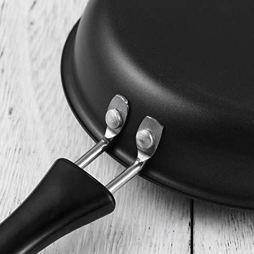 BESTONZON Huevo Sartén Mini Novedad Tortilla De Huevo Panqueque Antiadherente Fry Pan Utensilios De Cocina (12CM)