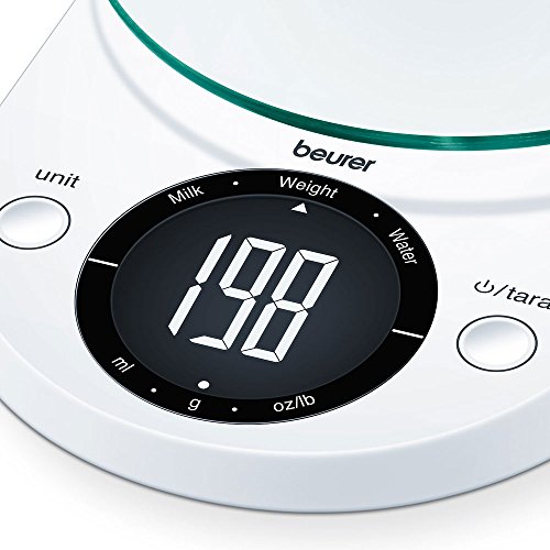 Beurer KS33 Balanza de cocina, Vidrio