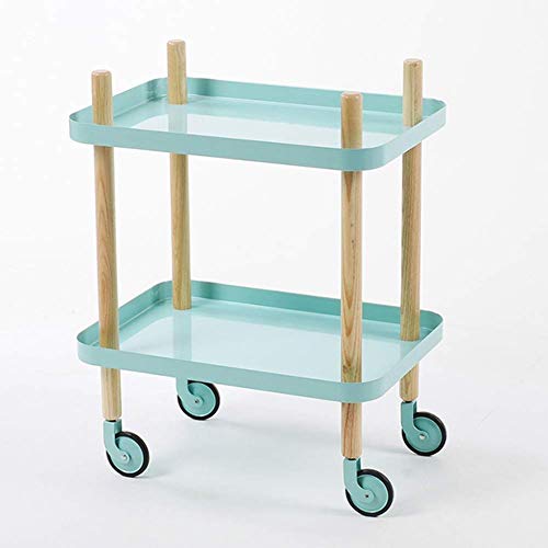 BGTRRYHY Carrito de Cocina Comedor Carritos de Servicio Carrito de Cocina nórdico Carrito de Comida Carrito de Almacenamiento Carrito móvil Pequeño Coche Comedor multifunción