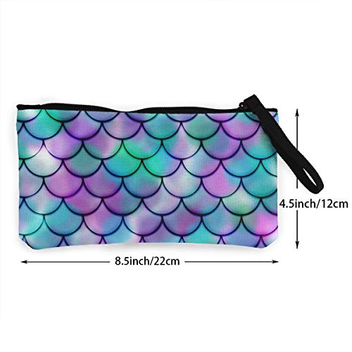 BHGYT Básculas de Colores Personalidad de Mujeres y niñas Moda Retro Pequeño Mini Square Zip Monedero Monedero Regalos Monedero Monedero Bolso de Tarjeta Pequeño Bolso de Maquillaje con Correa para