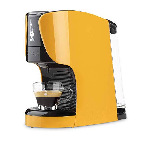 Bialetti - Cafetera expreso Opera para cápsulas de aluminio, sistema Bialetti, el café de Italia ocre