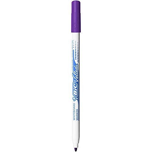 BIC Velleda Cliiip Set - Pizarra blanca (21 x 31 cm, 8 rotuladores lavables)