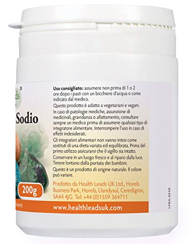 Bicarbonato de sodio 200g (grado alimenticio)