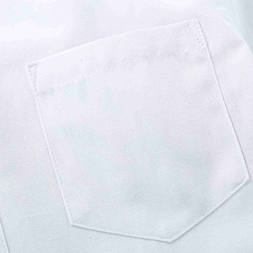 Bienzoe Niño Uniforme Escolar Manga Larga Oxford Camisa Blanco 12