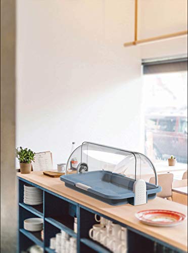 BIESSE Caja para Pan y Pasteles, Azul Claro, 30x14x21 cm, 6 Unidades