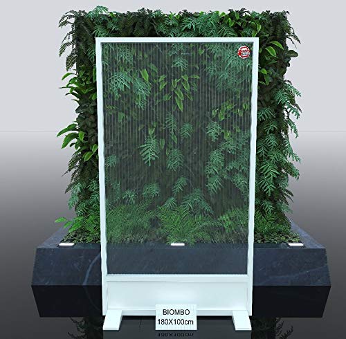 Biombo Blanco Separador Anticontagio para Bares, restaurantes, peluquerías 100x180cm Fabricado en España