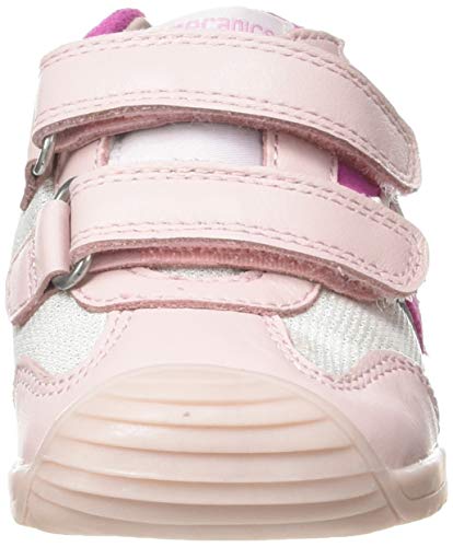Biomecanics 202133, Zapatillas de Estar por casa para Bebés, Rosa (Dalia Y Blanco (Sauvage Y Pique) Paprika), 19 EU
