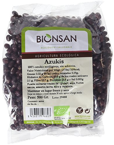 Bionsan Azukis Ecológicos - 6 Bolsas de 500 gr - Total: 3000 gr