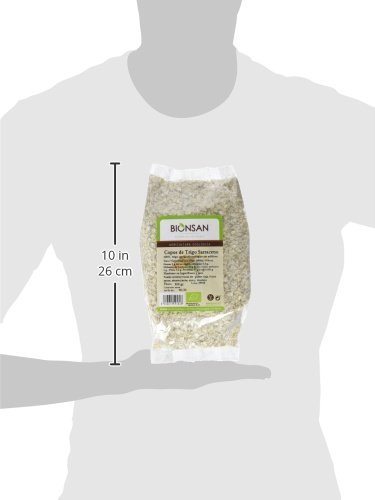Bionsan Copos de Trigo Sarraceno Ecológico | 6 Bolsas de 500 g | Total: 3000 gr