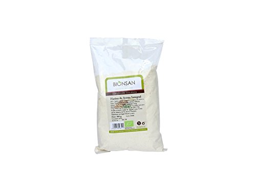 Bionsan Harina de Avena Integral - 6 Paquetes de 500 gr - Total: 3000 gr