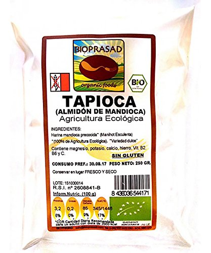 Bioprasad Harina de mandioca bio sin gluten 500 g