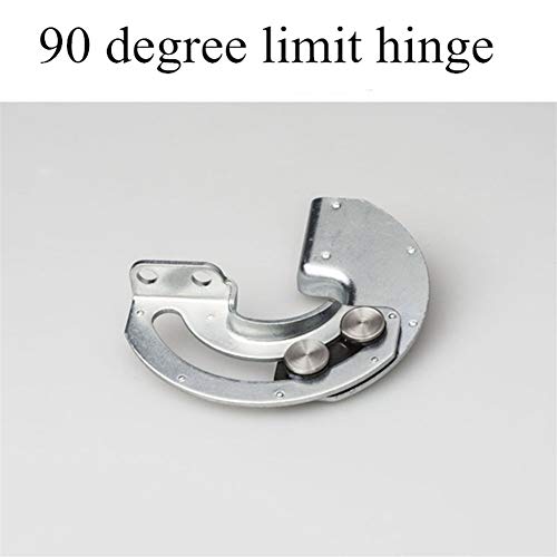 Bisagra plegable Mobiliario de hardware fijo Ocultos 90 grados Bisagra Equipo Industrial puerta del gabinete de acero al carbono deslizante Límite Bisagra Bisagra para puerta de armario