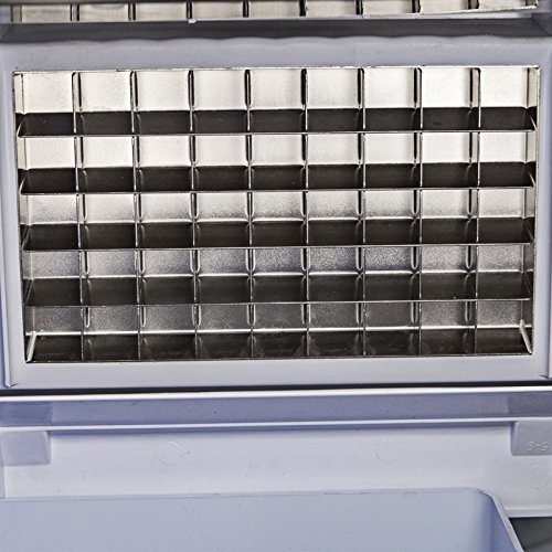 Bisujerro 60kg/68kg Máquina Comercial de Hacer Hielo 280W/200W 220V Máquina de Hielo Comercial 60kg/68kg Hielo en 24 Horas para Hogar, Bares, Cafetería y Restaurante (68kg)