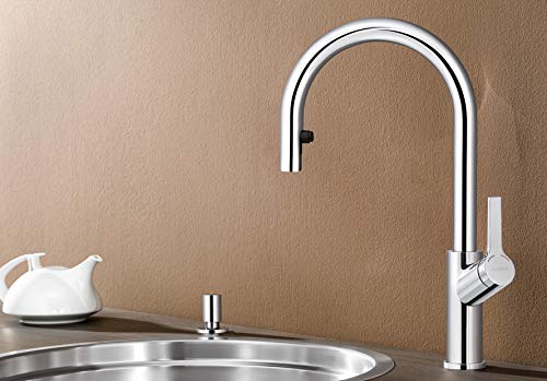 BLANCO de Carena S Vario Monomando de Alta presión de Agua Grifo para la Cocina, SILGRANIT de Look