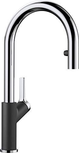 BLANCO de Carena S Vario Monomando de Alta presión de Agua Grifo para la Cocina, SILGRANIT de Look