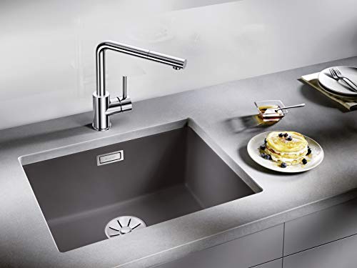 Blanco MILA-S – Grifo de Cocina con Caño Extraíble para el Fregadero – Alta Presión – Cromado – 519810