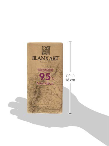 Blanxart Tableta de Chocolate Negro - Guayaquil 95% Cacao 1 Unidad 125 g
