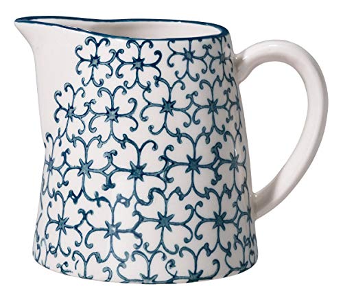 Bloomingville Jarrita de leche de loza Kristina azul