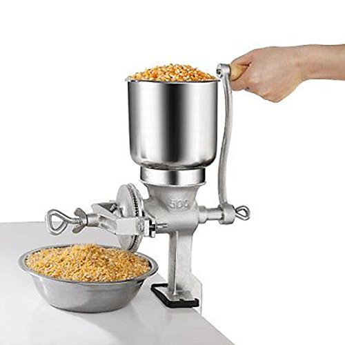 Bluelover Herramienta De Fabricación De La Cerveza De La Mano De Molino De Granos De Maíz Cereal Manual Grinder