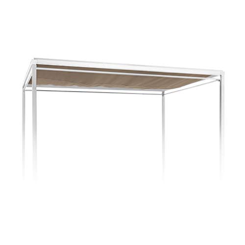 blumfeldt Senator Techo de pabellón - Techo de Recambio, Sombrilla de poliéster, Impermeable, Lavable, Fácil de Montar, para Tumbona Senator Lounge, Gris Claro