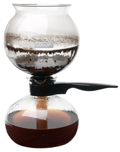 Bodum Pebo Cafetera de vacío, Negro, Centimeters