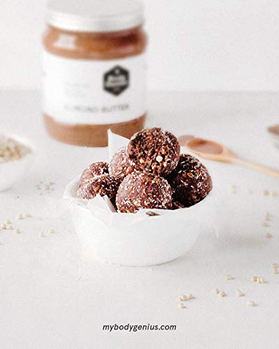BODY GENIUS Manteca de Almendras. 1000g. Solo Almendras Tostadas. 100% Natural. Rica en Proteína y Fibra. Sin Azúcar y Sin Sal. Hecho en España.