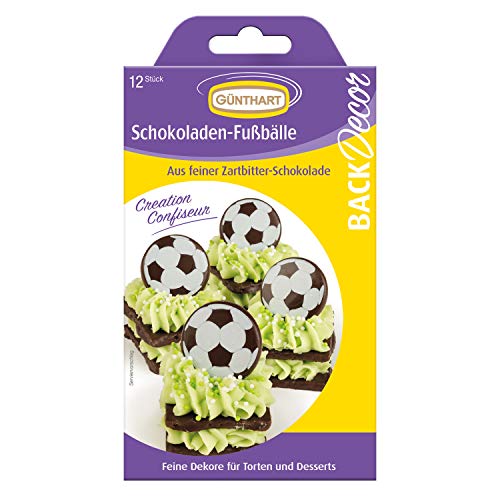 Bolas de fútbol de chocolate para decoración de tartas, diseño de balón de fútbol