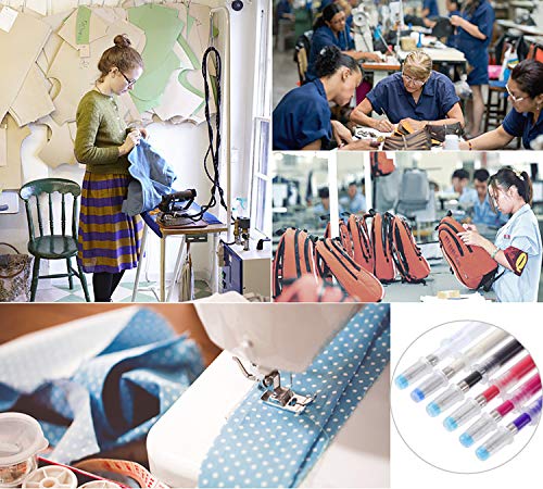 Bolígrafo Borrable de Calor Rotulador Borrable de Tela con para Sastre Costura, y Acolchado, 4 Colores de Marcadores Borrables para Telas de Colores Variados (16)