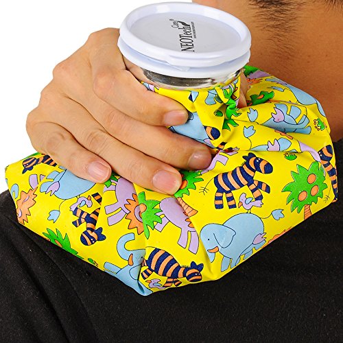 Bolsa de hielo - Tapón de rosca - Marca Neotech Care - Diseño (limas, 20cm)