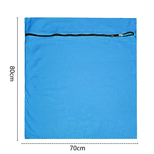 Bolsa de lavandería para mascotas, filtros azules, para el pelo de mascotas, bolsa de lavado para lavadora con cremallera YKK, para ropa de cama de mascotas, mantas, toallas (Jumbo)