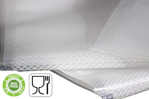 Bolsa para envasado al vacio 280x350 gofrada (100 Unidades) para Todo Tipo de envasadora doméstica, Foodsaver, Lacor, Caso, tre Spade, etc.