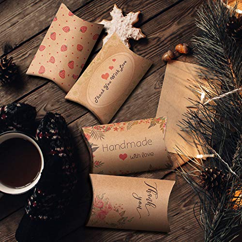 Bolsas De Regalo De Kraft, Cajas De Regalo, Bolsas De Papel MarróN, Cajas De Navidad, Caja De Dulces, Caja De Regalo De Hilo De Yute, Bricolaje, Dulces, Fiesta De Navidad, CumpleañOs