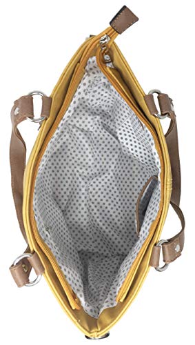 Bolsos de diseño de tamaño mediano para mujer hermosa señora Fashion Grab Bag con correa de hombro ajustable desmontable., color Amarillo, talla Medium