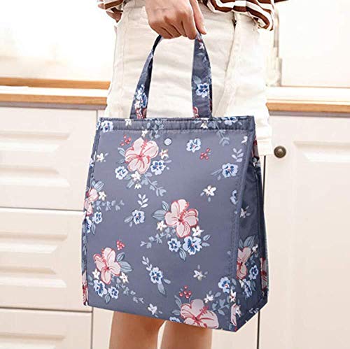 Bolsos del almuerzo Enfriador aislado Bolsa de almuerzo Bolso de asas Bolsa de picnic Envase de comida con papel de aluminio en el interior Para acampar al aire libre Deportes Playa Viajes Pesca BBQ,