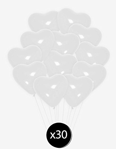 Bombona de Helio Mr. Helio + Globos corazón Blanco