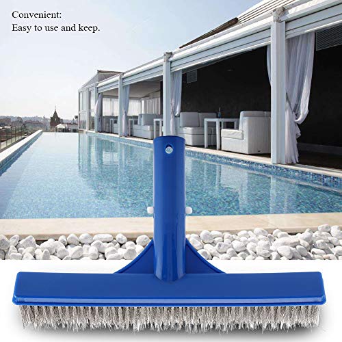 Borlai Cepillo de Piscina Cepillo de Acero para Piscina Primavera Estanque Cepillo de Limpieza de Piscinas Suministros de Limpieza de Paredes
