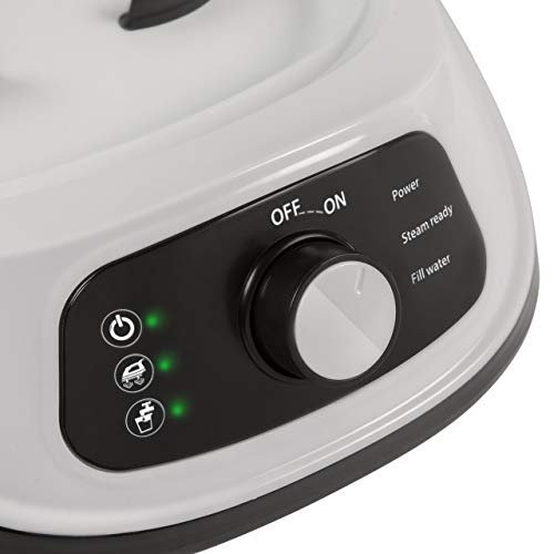 Bort SteamCare - Centro de planchado de vapor (2200 W, 3,5 bar, depósito de agua de 1,1 L, suela de cerámica, sistema antical