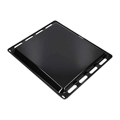 Bosch Bandeja para Horno esmaltada, Color Negro