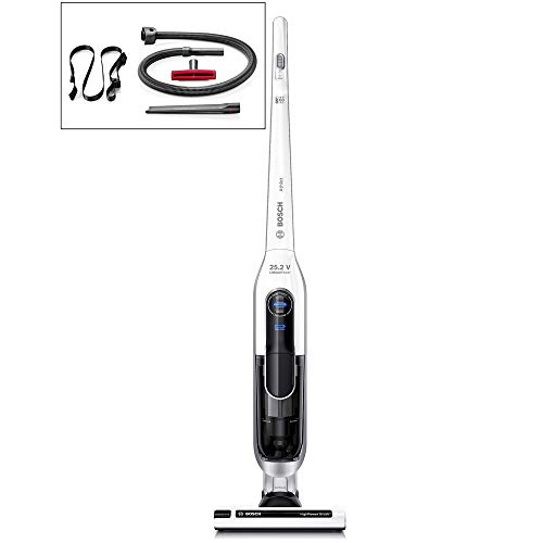 Bosch BCH6ATH25K Athlet Aspirador sin cable más kit de accesorios, batería de 25.2 V, color blanco