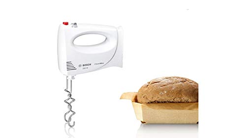 Bosch MFQ3030 - Batidora amasadora, 2 Varillas, 350 W, 4 Velocidades, color blanco