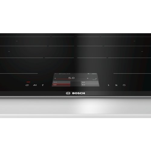 Bosch Serie 8 PXY875KE1E Integrado Con - Placa (Integrado, Con placa de inducción, Vidrio y cerámica, Negro, Acero inoxidable, TFT, Tocar)