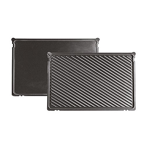 Bosch TFB4431V Grill Plancha de cocina, 2.000 W, 3 posiciones de la parrilla, color acero y negro antracita