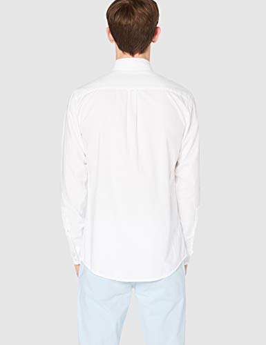 BOSS Mabsoot' Camisa, Blanco (White 00100), Small para Hombre