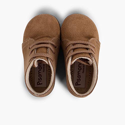 Botas Serraje Niños Cordones Intercambiables Pisamonas