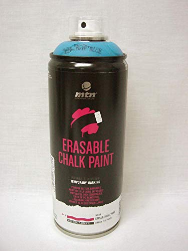 BOTE SPRAY PINTURA CHALK PIZARRA TIZA BORRABLE MONTANA COLORS AZUL ELECTRICO