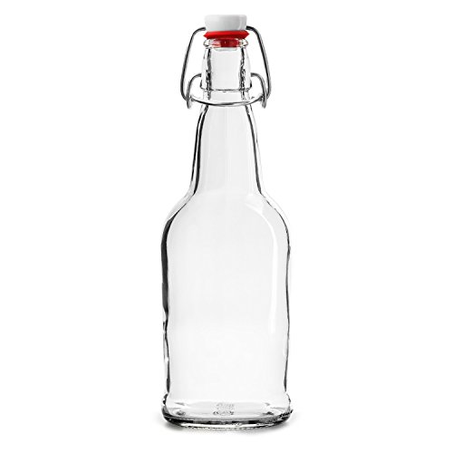 Botellas de cerveza Chef's Star de tapón fácil de abrir. Paquete de 6 botellas de 473 ml